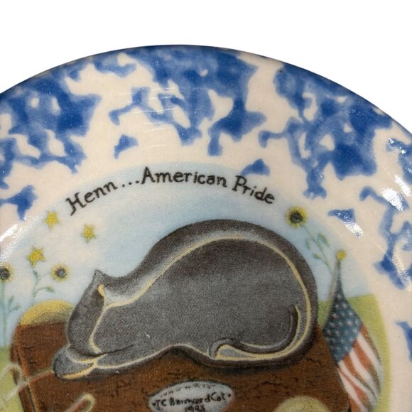 2007 Henn Barnyard Series Collectible Plates #508 & #509 Limited Edition Blue & - Picture 9 of 10